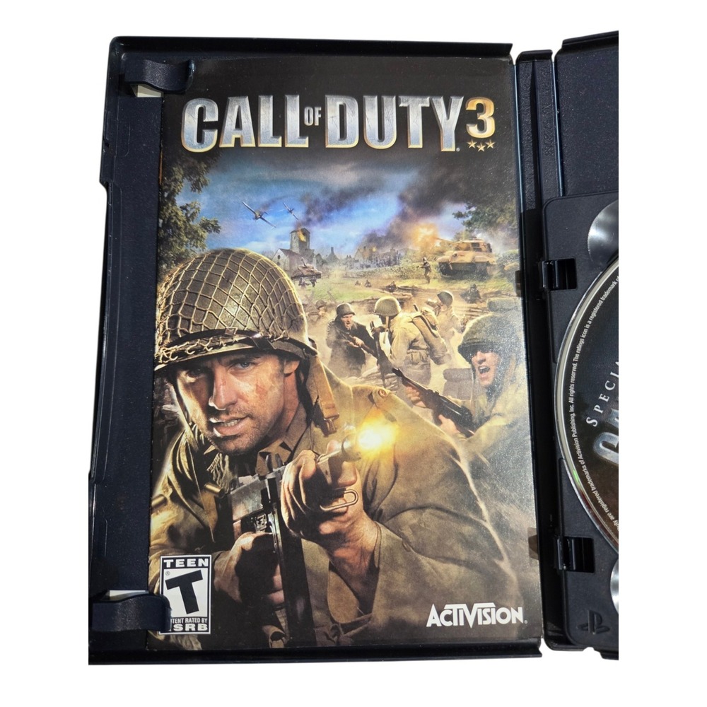 Call of Duty 3: Special Edition (Sony PlayStation 2, 2007) ✅CIB/Complete ✅Tested - Picture 2 of 5